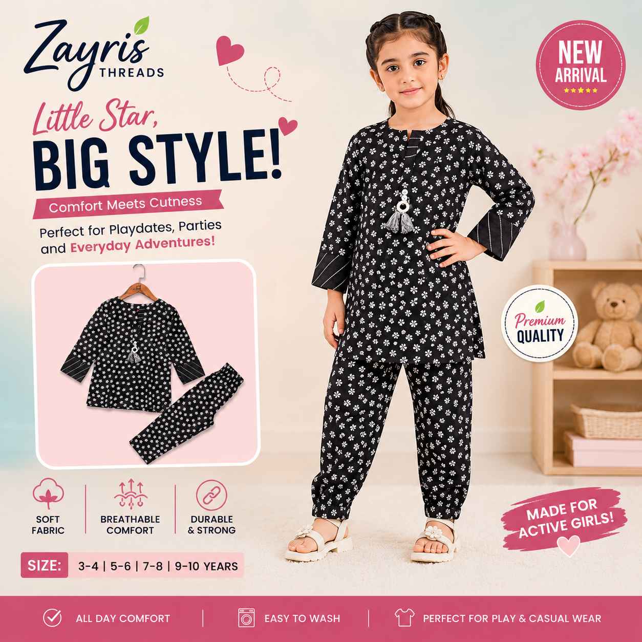 Stylish Cotton Frock