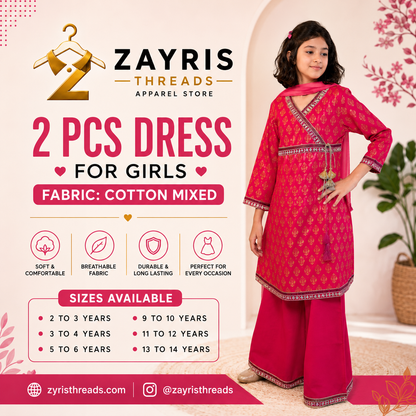 Premium 2-Piece Dress for Girls